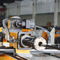 Automobile Industry Pipe Bending Machine 4 Axis 2 Stacks Servo System High Quality Metal Molds for 63mm Steel CNC Tube Bender