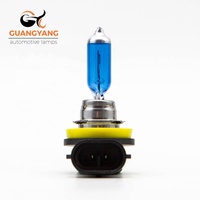 Phare de voiture H11, lampe halogène 12V 55W, couleur bleue, homologué DOT CE, blanc froid