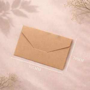 Mini enveloppe en papier kraft 105x70mm, petite enveloppe pour cadeau, carte, enveloppe colorée pour invitation de mariage, carte de visite, enveloppe écologique - Product Image 5