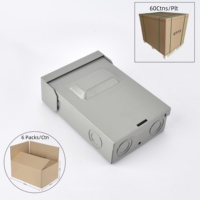 Interruptor de Desconexión Industrial de CA Metálico PDS-60Amp, 240V, Extraíble, 60A, 2 Polos, 3 Hilos, Monofásico, Sin Fusibles, Marca DAHENG para Uso Industrial