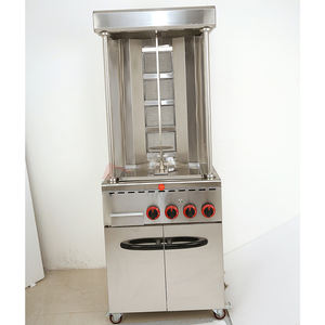 Machine à <span class=keywords><strong>kebab</strong></span> rotative automatique à gaz verticale à tête unique, machine à griller le poulet shawarma - Product Image 4