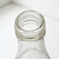 Bouteille en verre personnalisée Linlang Shanghai pour l'eau, 200 ml, bouteille en verre pour eau minérale avec bouchon à vis pour eau gazeuse et eau non gazeuse