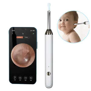 Otoscope HD intelligent sans fil Mini nettoyeur visuel d'oreille Outil électrique d'élimination du cérumen avec caméra