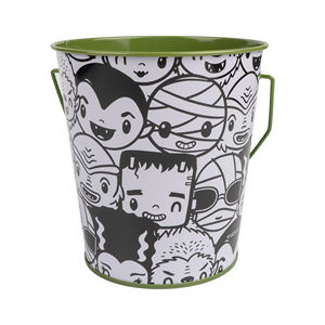 Çocuklar için Sıcak Satış Sevimli Karikatür Taşınabilir Cadılar Bayramı Şeker Kovası - Product Image 1