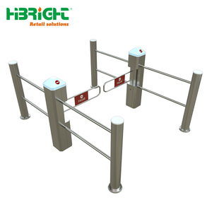 Heavy Duty Stainless Steel <b>Security</b> Swing Gate Professional One-Way Entrance System for Grocery and Hypermarket - Product Image 3