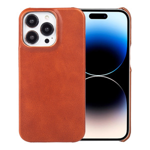 Étui en cuir véritable pour <span class=keywords><strong>iPhone</strong></span> 11 12 <span class=keywords><strong>13</strong></span> 14 15 16 17 <span class=keywords><strong>Pro</strong></span> Max, motif huile et cire, antidérapant et anti-chute - Product Image 6