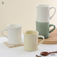 Personnalisez les tasses à café colorées populaires nordiques 11oz mignon blanc de sublimation de logo personnalisé tasse en céramique avec poignée