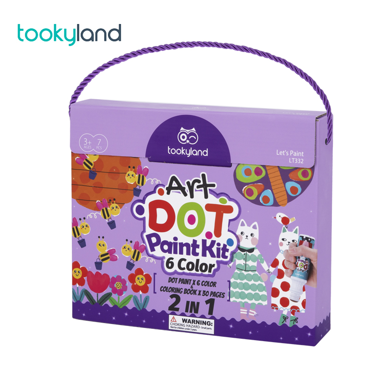 6-color Dot Painting Tool Set for Washable Doodling Art