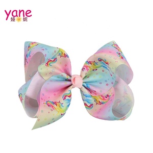 Tùy Chỉnh Dễ Thương <span class=keywords><strong>Kid</strong></span> Unicorn In Bowknot Lớn Jojo Siwa Cung - Product Image 5