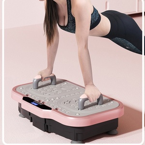 Plateforme vibrante d'exercice XLAN pour entraînement complet du corps, plateforme de fitness vibrante avec barres de pompes détachables - Product Image 5