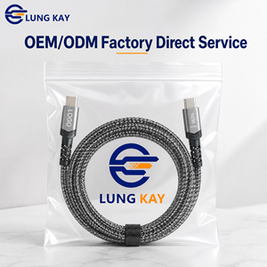 Cavo USB 3.1 Tipo C a Tipo C LUNG <span class=keywords><strong>KAY</strong></span> OEM 100W PD 3.1, 10Gbps 4K 60Hz con Chip E-Marker, Cavo Dati Industriale - Product Image 4