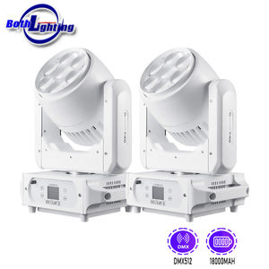 Fari mobili Both Lighting BPM Splash X, Faretto singolo bianco 7*40W Bee Eye, Batteria wireless, Effetto arcobaleno, per matrimoni, DJ, feste - Product Image 1