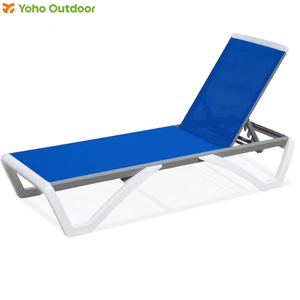 Haute qualité Durable <span class=keywords><strong>pas</strong></span> <span class=keywords><strong>cher</strong></span> <span class=keywords><strong>pliant</strong></span> en aluminium plastique résine extérieur jardin Patio piscine plage pont inclinable chaise longue chaise - Product Image 1