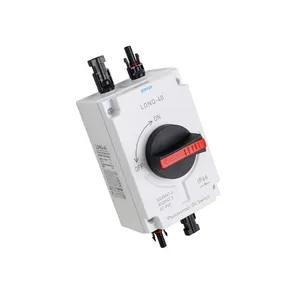 Sakelar isolator DC surya, sakelar isolator pv 1500V 1000V 32A 20amp pemutus listrik IP66 3 fase