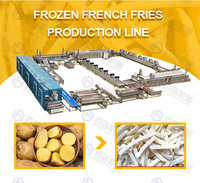 Assurance qualité 50-3000 kg/H frites frites frites faisant la Machine friture ligne de Production équipement automatique