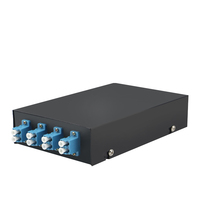 Panel de Conexión de Fibra Óptica de Escritorio, Tipo SC LC FC ST, Caja de Terminación de 4 Puertos, Caja de Empalme de Cable Óptico, Caja de Placa Frontal de Fibra Óptica