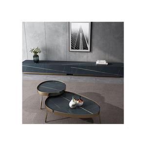 Luce di Lusso Stile Minimalismo Ardesia Tavolo Da Tè Mobile Porta TV Moderno Del Progettista <span class=keywords><strong>Soggiorno</strong></span> Mobile TV - Product Image 1