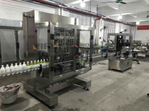 Ligne de production de remplissage et de capsulage de liquide de lavage en bouteille de sauce à piston à 6 buses à bas <span class=keywords><strong>prix</strong></span> - Product Image 3