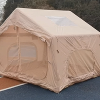 Tienda de Campaña Inflable de Lujo para Glamping, Lona Impermeable con Protección UV, Fácil de Instalar, para Aventuras Familiares y Venta al por Mayor