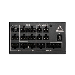 Vente en gros MSI MEG Ai1300P PCIE5 ATX3.0 PSU Platinum modulaire complet pour PC de bureau de jeu Alimentation à découpage - Product Image 3