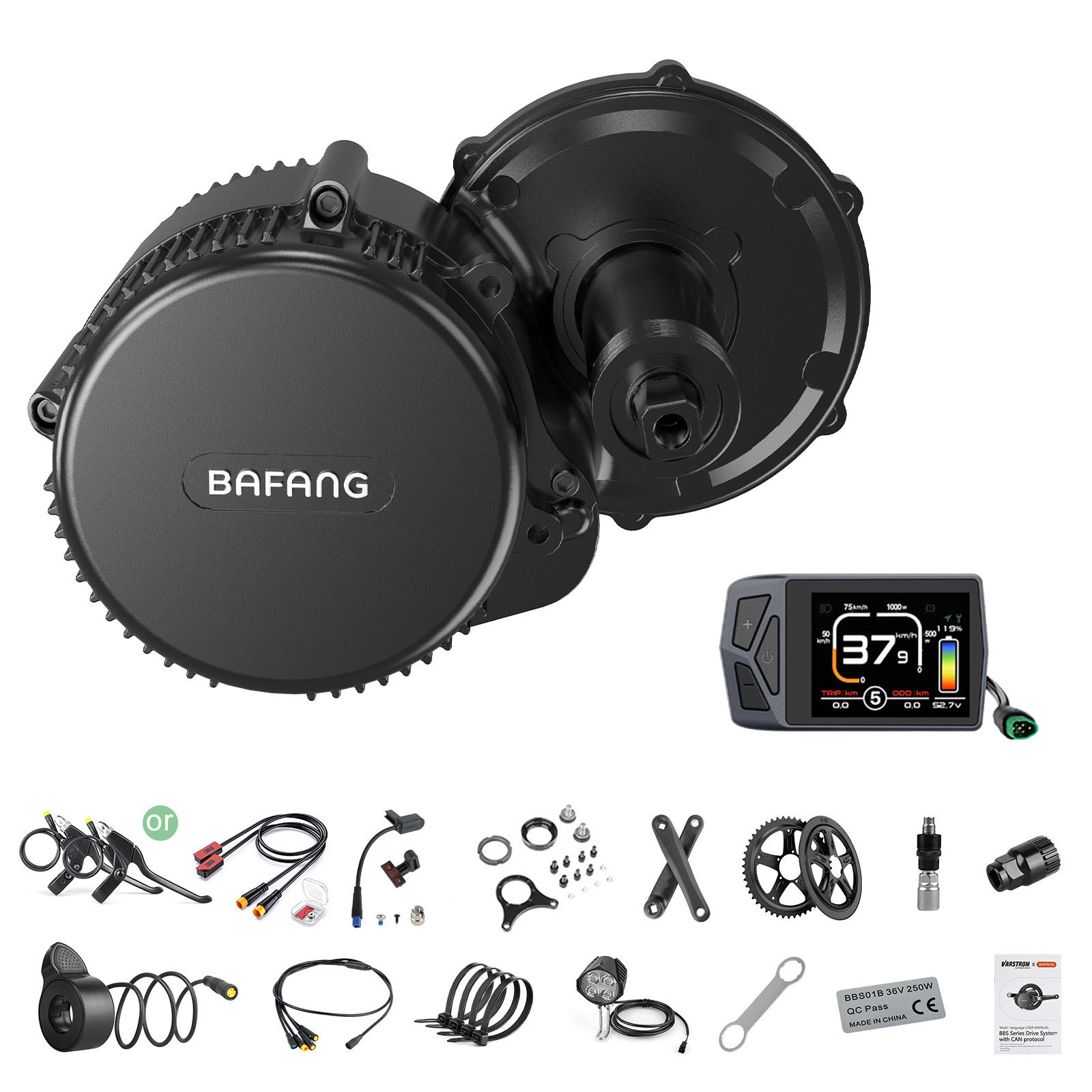 Bafang BBS 02 48V 500W Mid Drive Motors for Ebikes
