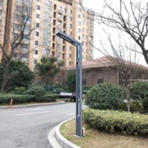 LED Street Light for Villa & Garden IP68 Aluminum Profile 3M/3.5M Outdoor Pole AC/Battery/Solar Power Options - Product Image 2