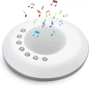 Machine de son de bruit blanc portable avec lumière d'ambiance sons naturels et musique Machine de son de sommeil de bébé