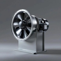 Ventilateur à flux axial résistant aux hautes températures de haute qualité Conception personnalisée ventilateur à flux axial spécial en acier inoxydable