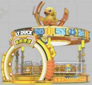 Parco Giochi all'Aperto a Tema Paperella, Area Giochi Personalizzata per Bambini per Centri Commerciali, Piazze ed Eventi - Product Image 6