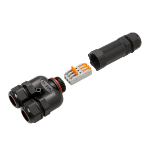 ขั้วต่อสายไฟ M25ไนล่อน3ขาขั้วต่อสายไฟฟ้า IP68ไฟ LED กลางแจ้งชนิด ODM - Product Image 1