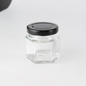 <span class=keywords><strong>Mini</strong></span> <span class=keywords><strong>pot</strong></span> de <span class=keywords><strong>miel</strong></span> hexagonal 45ML 85ML 100ML 180ML 280ML avec couvercle dévissable - Product Image 1
