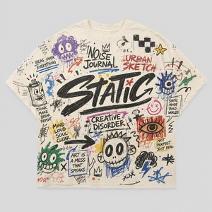 Camiseta Oversize de Algodón DTG Personalizada con Gráfico Lavado Ácido, Estilo Boxy Streetwear, Logotipo Personalizado, Marca Privada, para Hombre - Product Image 1