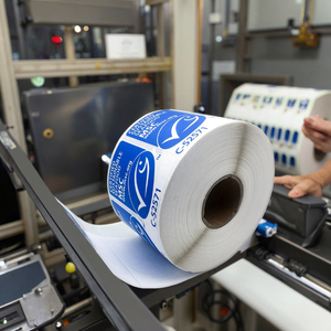 Tùy chỉnh thiết kế không thấm nước thân thiện với môi PP dính nhãn thực phẩm tùy chỉnh kích thước cuộn <span class=keywords><strong>in</strong></span> ấn cho lọ/chai với biểu tượng tùy chỉnh - Product Image 1