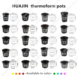 10 gallon nhiệm vụ nặng nề nhựa chậu thổi khuôn 9x16 8x15 nhựa ươm nồi macetas decorativas plsticas ươm chậu 12 Gal - Product Image 2