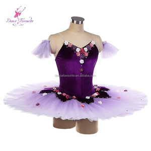 Tutú de Ballet Profesional BLL617 Morado Oscuro <span class=keywords><strong>con</strong></span> Degradado Morado Claro para Actuaciones y Danza - Product Image 3