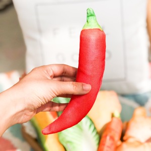 Peluches imprimées de légumes et de nourriture, jouets en forme d'émulsion, chiens et chiots, en solde, nouvelle collection - Product Image 3