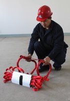 Échelle d'évacuation d'incendie télescopique pliable en aluminium YIDING YD5-1A3 à 2 ou 3 étages, design moderne, capacité de 300 lb, garantie de 5 ans