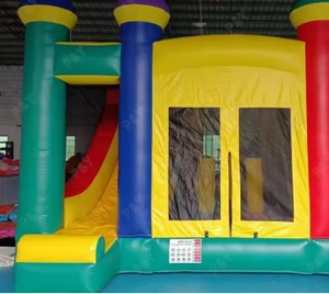 Châteaux gonflables extérieurs <span class=keywords><strong>de</strong></span> haute qualité Maisons gonflables avec double toboggan pour garçons filles en vente à bas prix pour les fêtes - Product Image 4