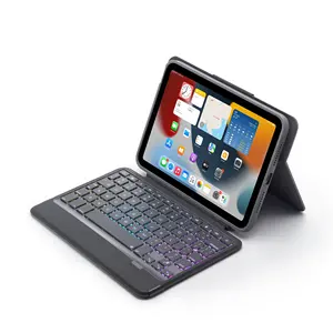 Tastiera Sdoppiabile Tastiera Mini Custodia per Tastiera Senza Fili per iPad Mini 6 8.3 Pollici