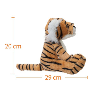 J832 adorabile cucciolo di tigre in oro peluche giocattolo di peluche per bambini che dormono regalo peluche <span class=keywords><strong>animale</strong></span> selvatico peluche di peluche tigre - Product Image 2