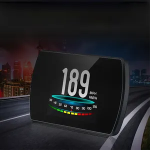 2020 أكثر شعبية أداة تشخيص OBD2 هود 3 بوصة شاشة LCD سيارة رئيس يصل العرض مع جهاز إنذار تخطي السرعة للمبتدئين سائق