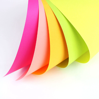 Papier fluorescent néon de format A4 teinté en masse, rame de 500 pièces, papier photocopie imprimable, carton en couleurs vives