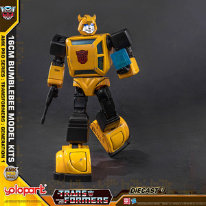 Yolopark <span class=keywords><strong>Transformers</strong></span> <span class=keywords><strong>Bumblebee</strong></span> AMK PRO Figurine de collection officielle pré-assemblée en métal moulé sous pression de 16 cm, Génération 1 - Product Image 4