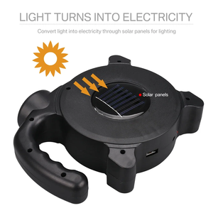 Cắm trại <span class=keywords><strong>LED</strong></span> <span class=keywords><strong>Torch</strong></span> Đèn pin usb-sạc ABS nhựa cơ thể cho ngoài trời Vườn khẩn cấp và làm việc sử dụng - Product Image 4