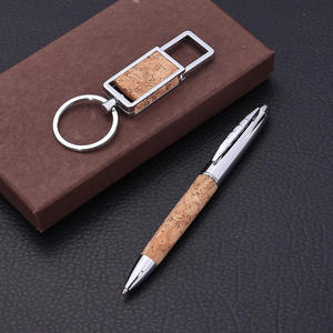 Nuevas ideas de productos 2024 Eco Friendly <span class=keywords><strong>Cork</strong></span> Notebook Set Custom Company Corporate Promocional Gift items Set - Product Image 4
