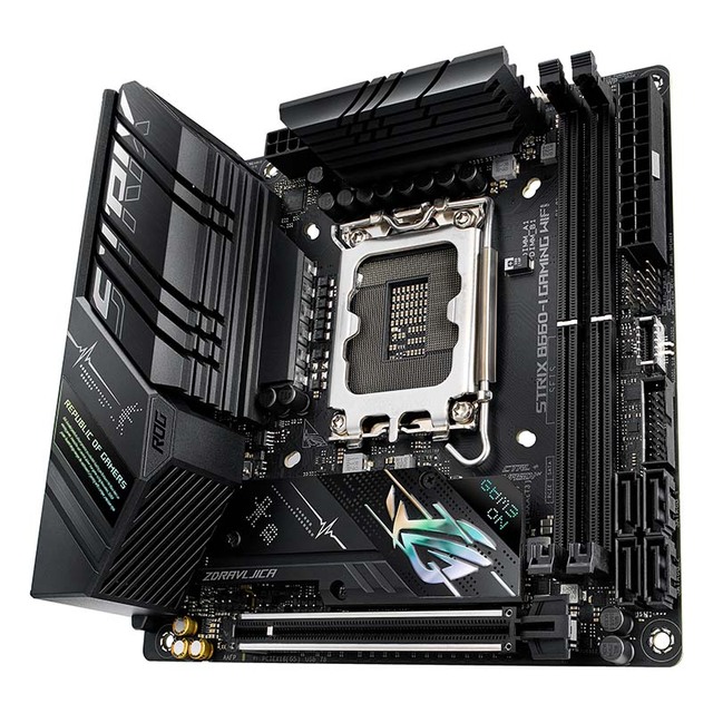 AURA Motherboard ASUS ROG STRIX B660 I GAMING WIFI Intel H61 LGA1155 Computer Graphics Card X99 X79 B75 B85 PC Motherboards msi