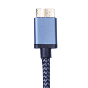 Lung Kay Usb 3.0 To <b>Micro</b> B Data Cable Nylon Braided For Mobile <b>Phone</b> External Hard Drive - Product Image 3