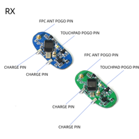 Système de monitoring intra-auriculaire sans fil 2,4 GHz PCBA à faible latence, module audio Bluetooth personnalisé pour écouteurs/casques TWS