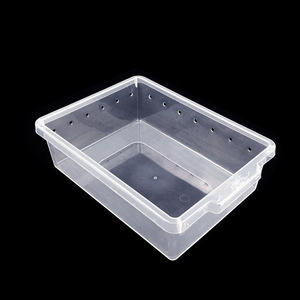 Vente en gros Boîte d'élevage de reptiles Araignée Lézard Gecko Hamster Serpent Tortue Beetle Boîte d'élevage Transparent Pet House - Product Image 4
