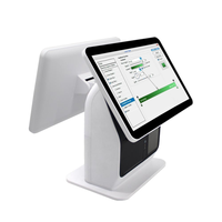 Caisse enregistreuse électronique de supermarché, système de caisse de supermarché, avec écran tactile android, moniteur jusqu'à terminal